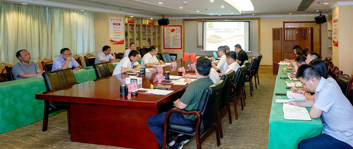 尊龙凯时集团领导班子召开“不忘初心、牢记使命”主题教育调研成果交流会